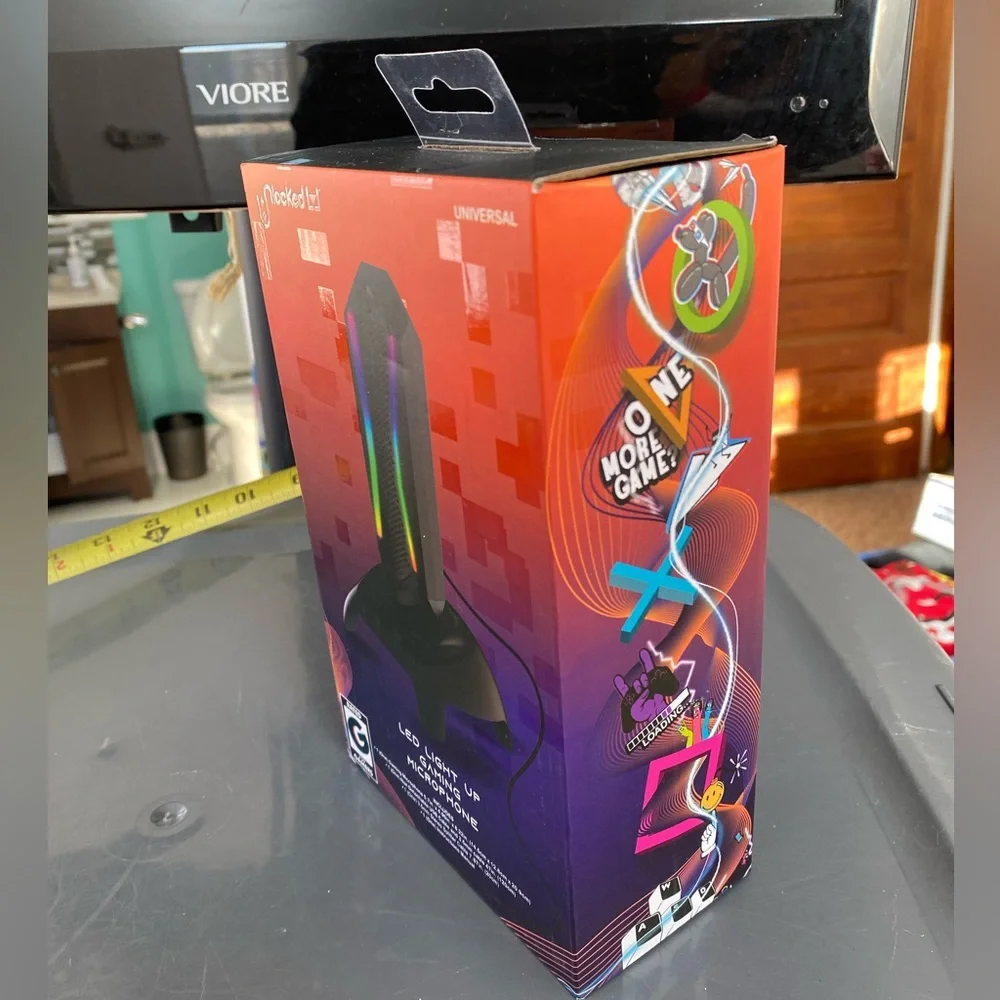 NEW Unlocked LED Light Up Gaming Microphone